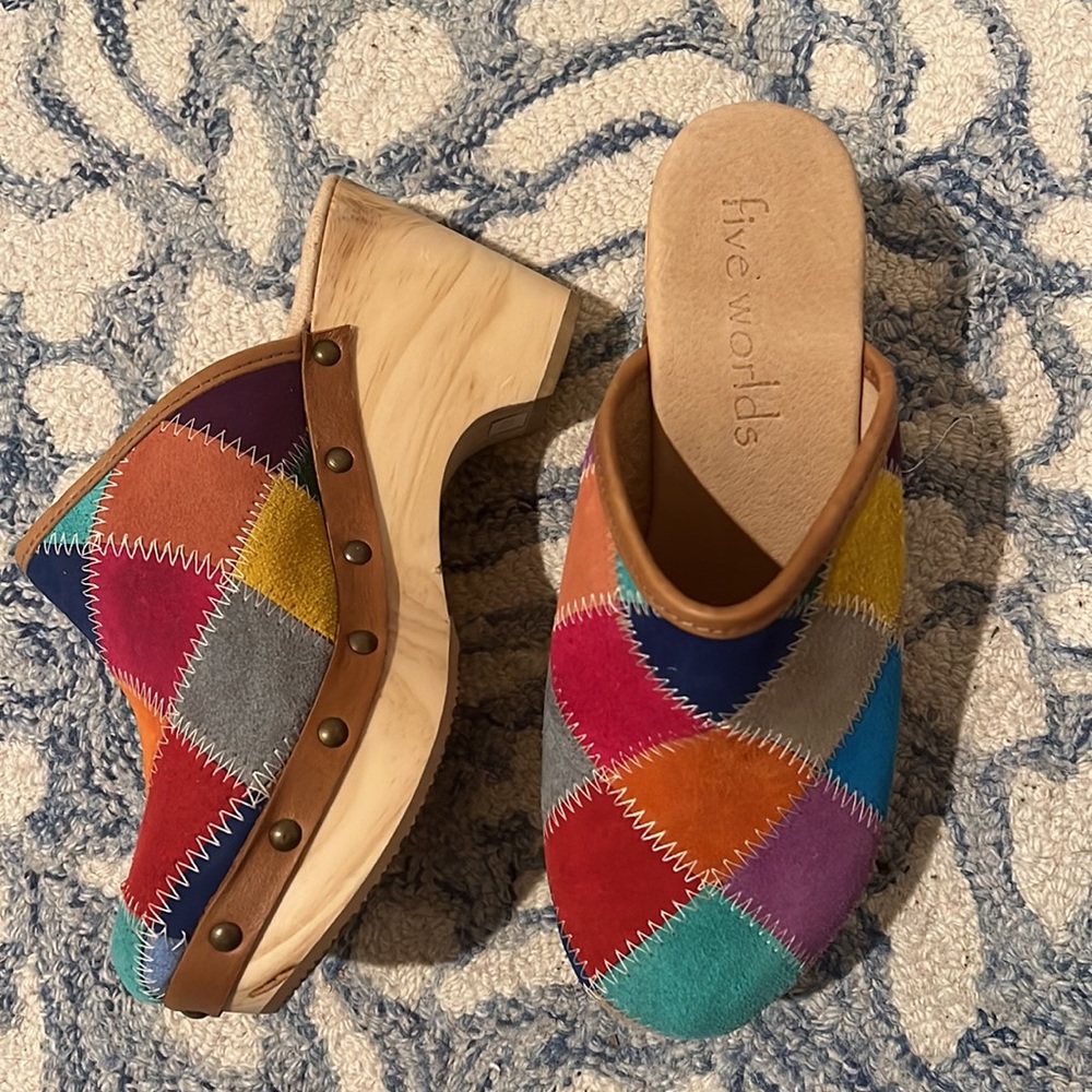 NEW Cordani Patchwork Clogs - Picture 9 of 11
